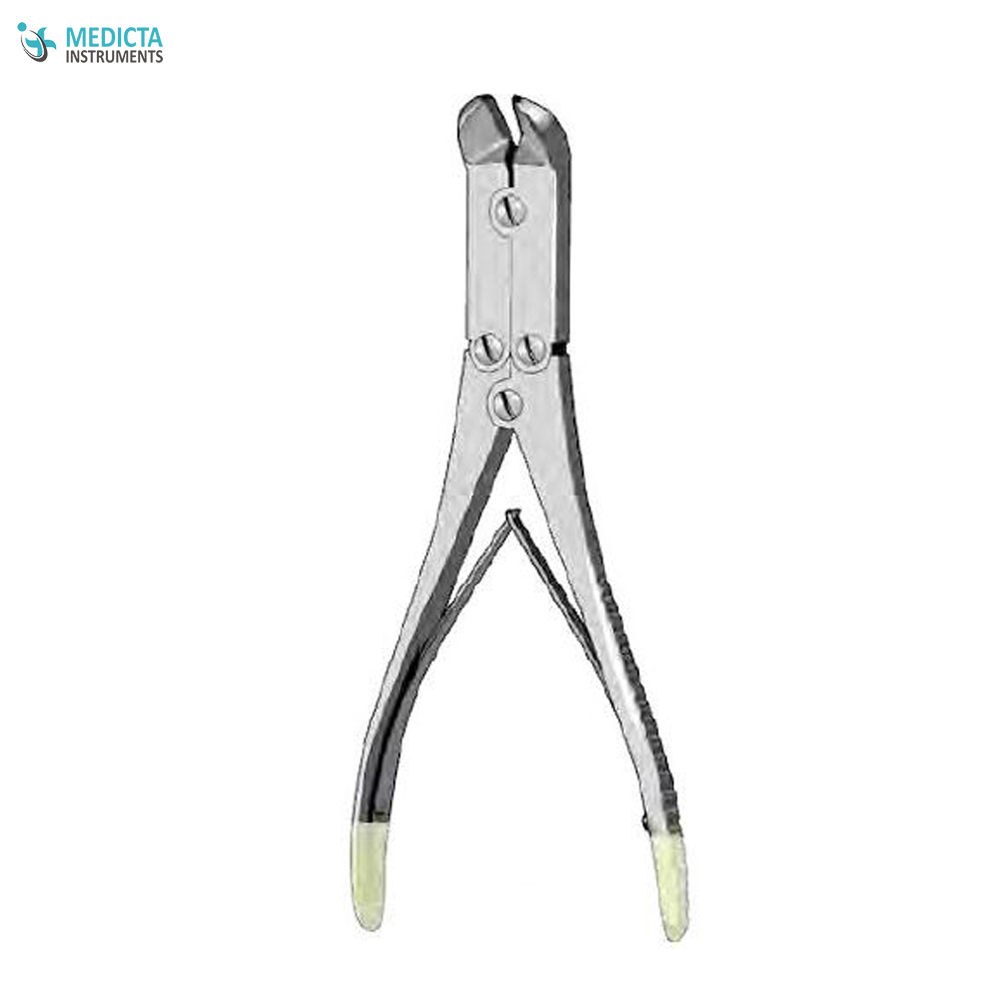 Pin & Wire Cutter Double Action Angled TC Jaws 23cm Max Capacity 2.4mm