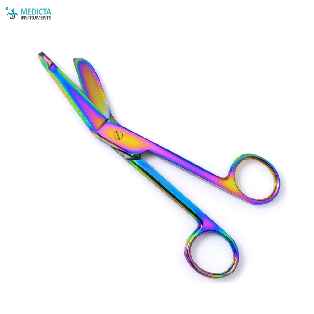 Bandage Scissors Titanium Color 5.5"