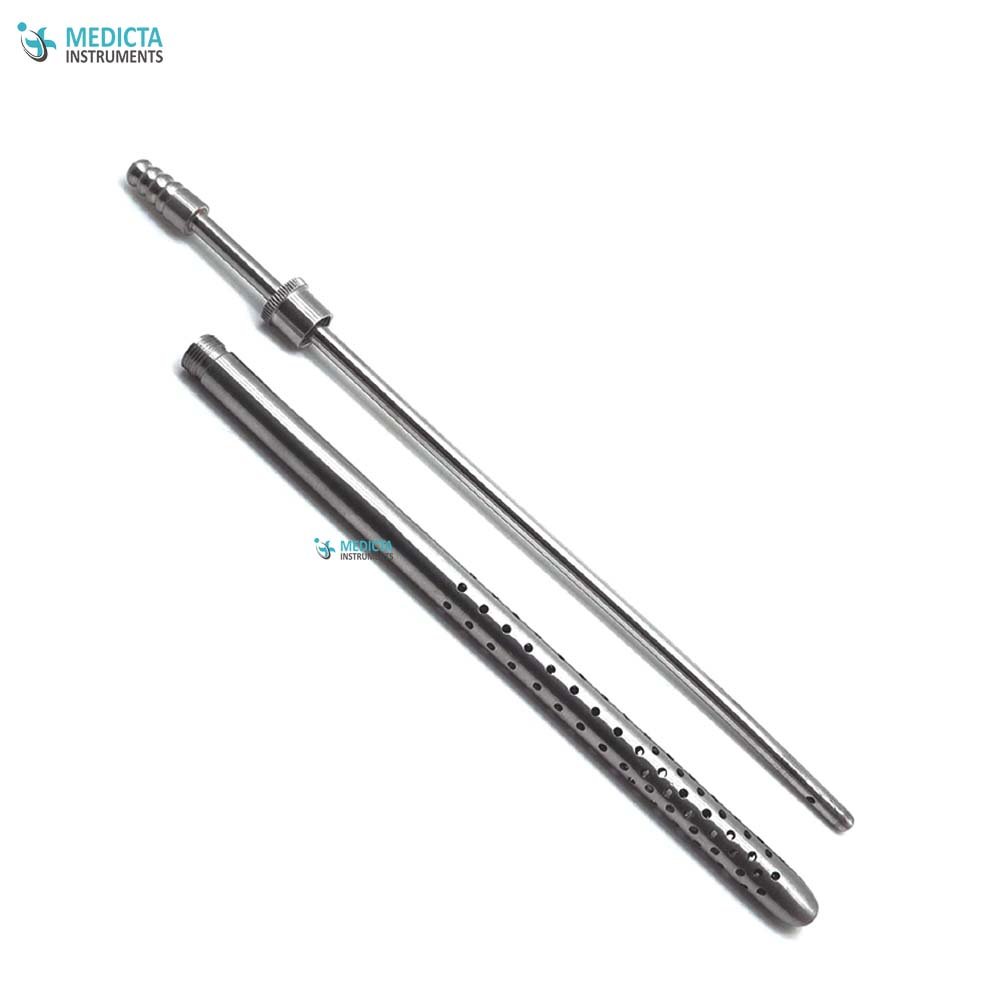 DDP Poole Suction Tube Set - 16 Fr & 23 Fr Curved Surgical Instruments