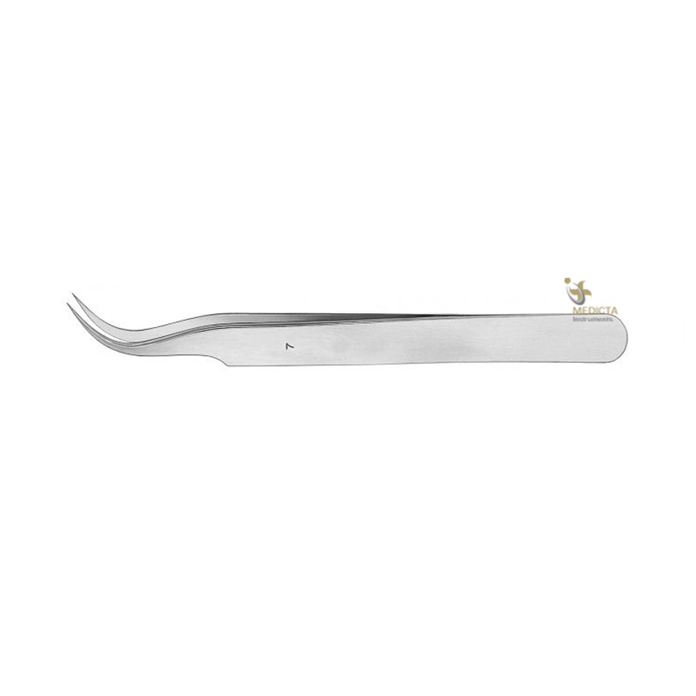 Jewelers Forceps #7 Curved 11cm