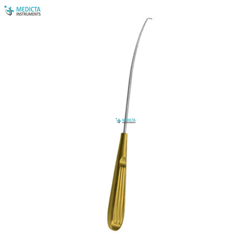 Nerve Hook Half Curved - Right Angle Hook 24cm