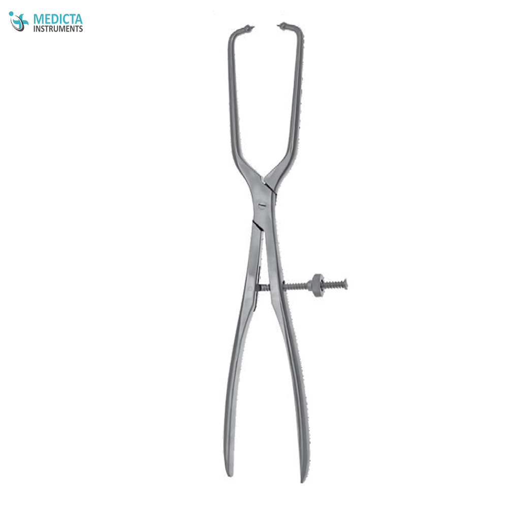 Pelvic Reduction Forceps - Long Pointed Ball Tip 40cm