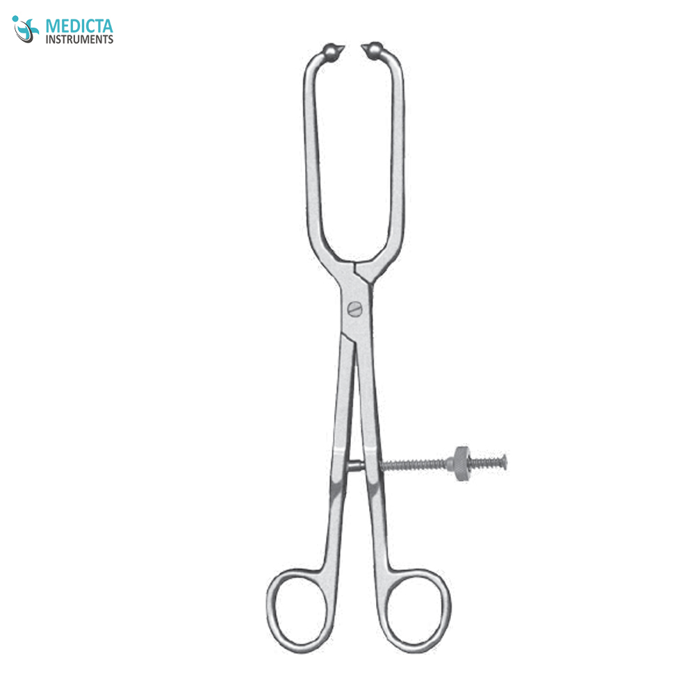 Pelvic Reduction Forceps - Pointed Ball Tip 25cm