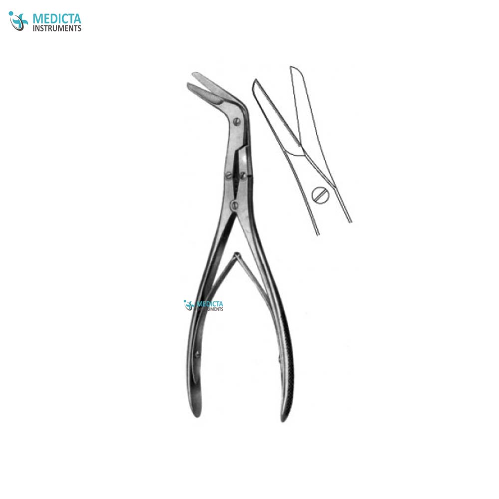 Killian Septum Scissors Serrated Angled 21cm - Nasal Scissor