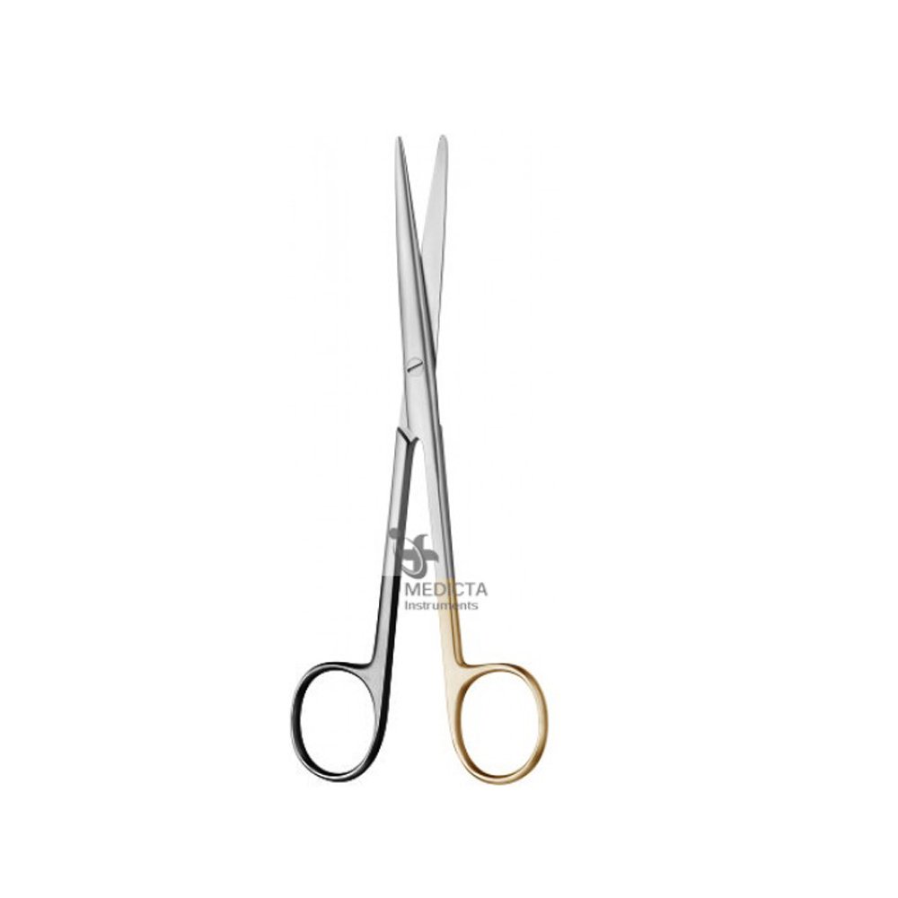ODM German TC Supercut Mayo Dissecting Scissors – Curved 6.75" Surgical Instrument