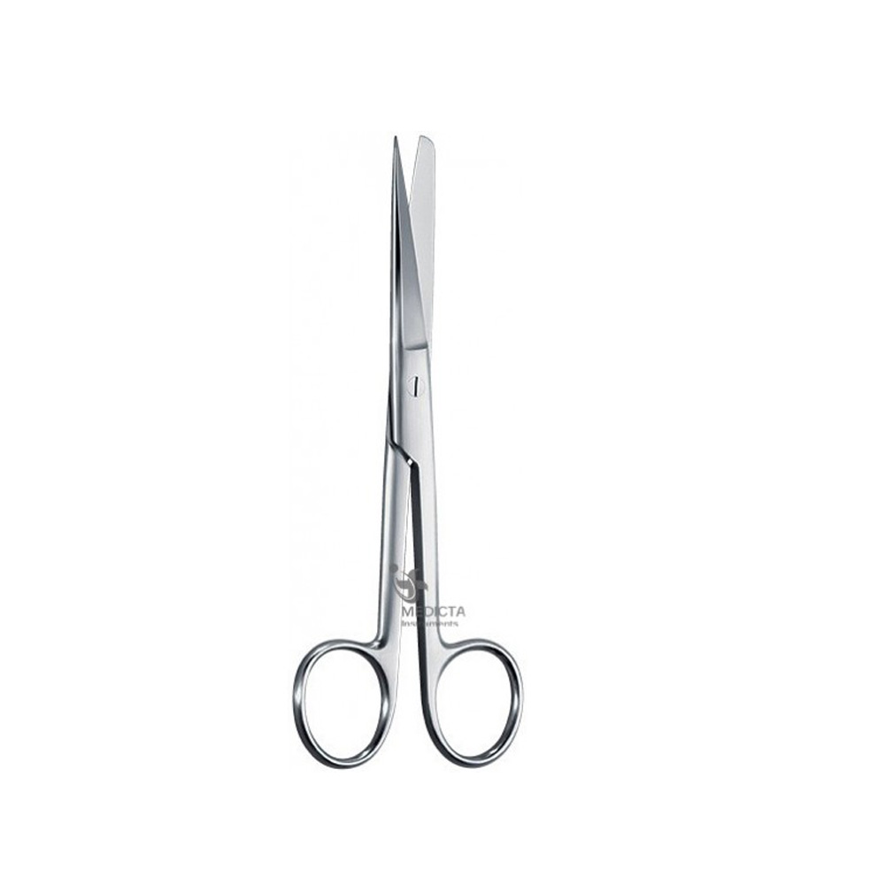Fine Science Tools Surgical Scissors, Sharp-Blunt (Left-Handed), Stainless