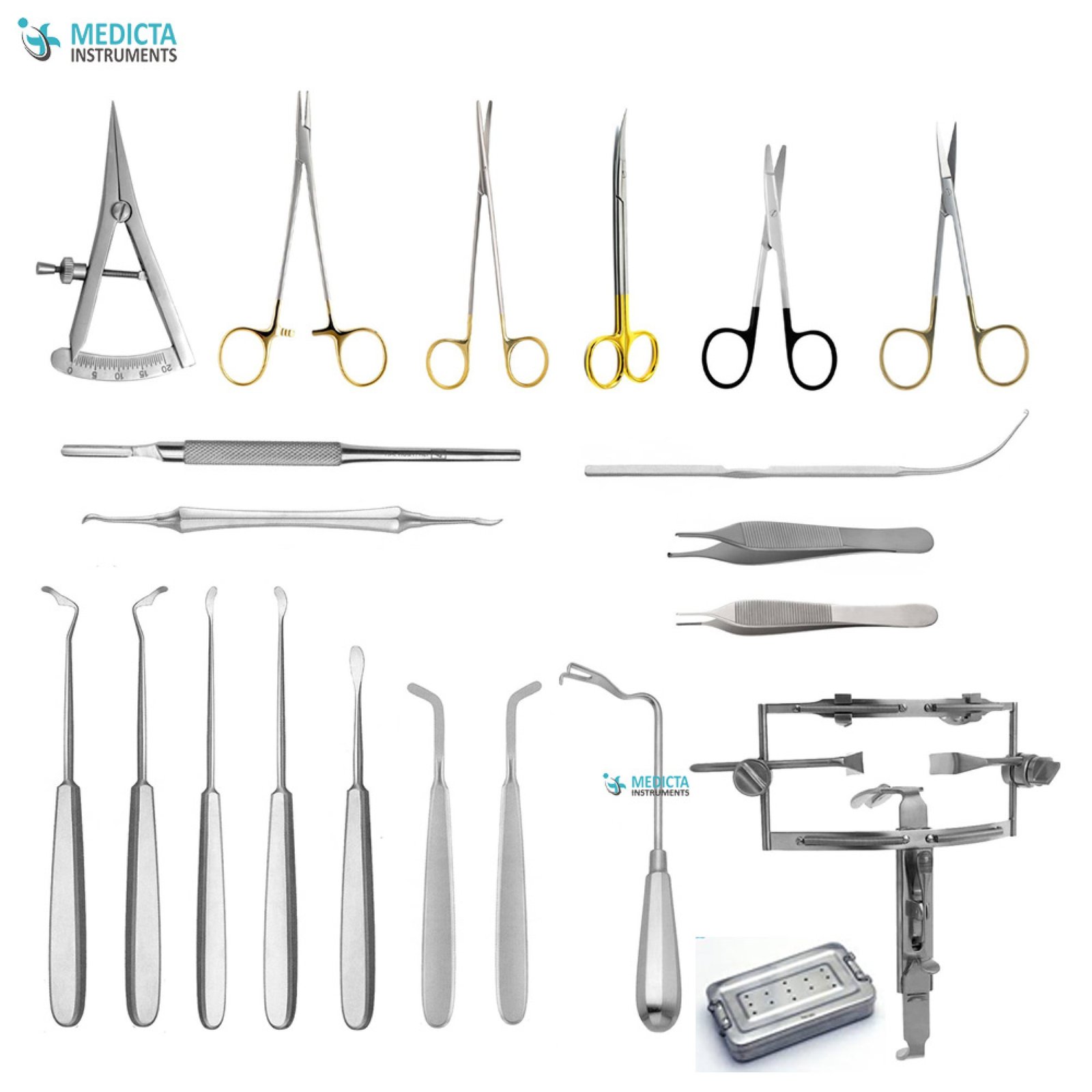 Cleft & Palate Repair Instruments Set - Medicta Instruments