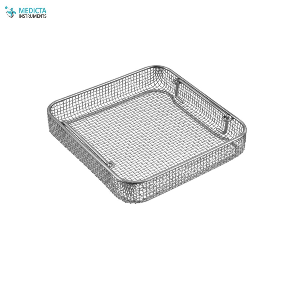 Wire Mesh Sterilization Baskets 320 x 230 x 70mm