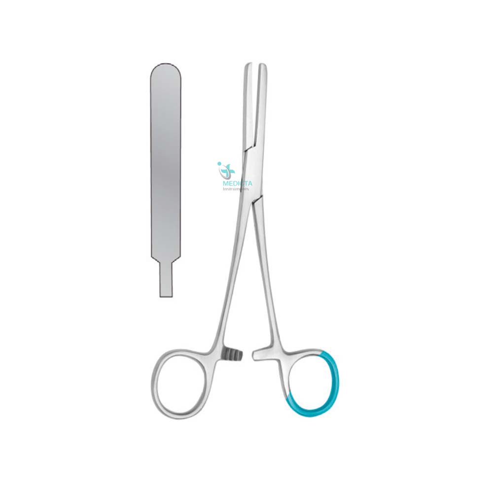 Single Use Surgical Tubing Clamp Forceps 16.5cm