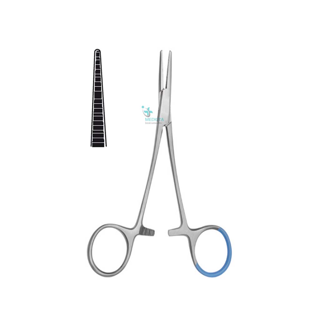 Single Use Surgical Halsted Mosquito Anatomic Artery Forceps Straight 12.5cm
