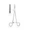 SINGLE USE SURGICAL BIRKETT ANATOMIC ARTERY FORCEPS STRAIGHT 18.5CM