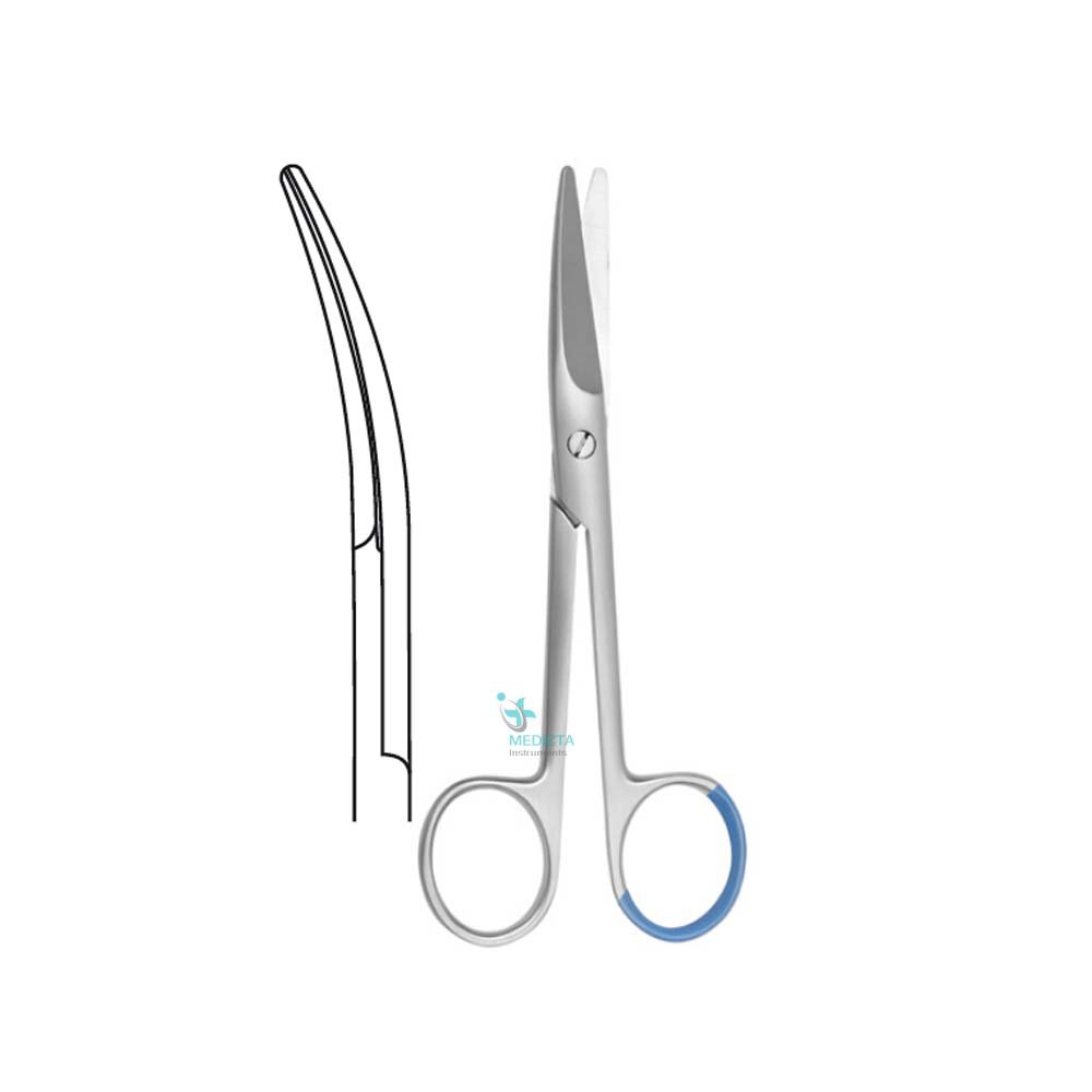 NATRA Germany TC Mayo Scissors - Blunt / Curved - 14 Cm (5.5") Surgical Grade