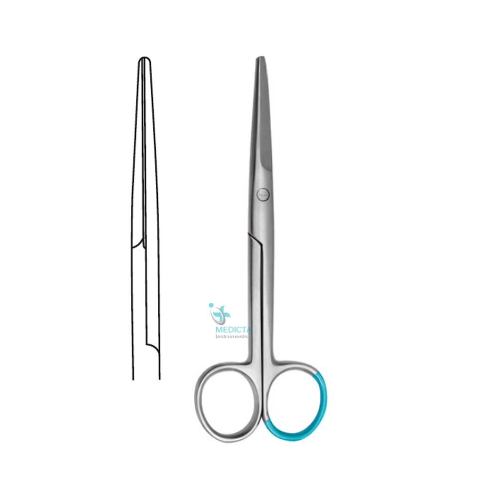 Single Use Surgical Mayo Scissors blunt,Blunt,straight 14cm