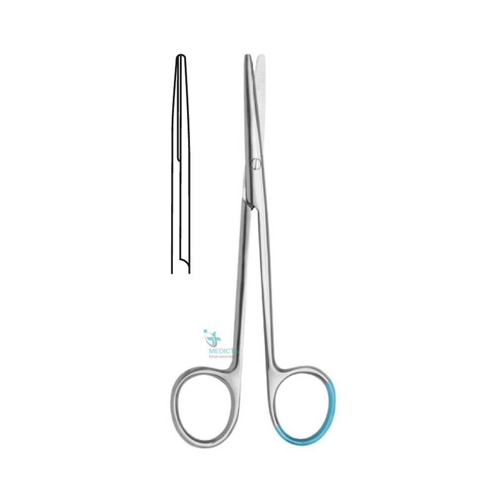 Single Use Surgical Metzenbaum Scissor straight 14cm