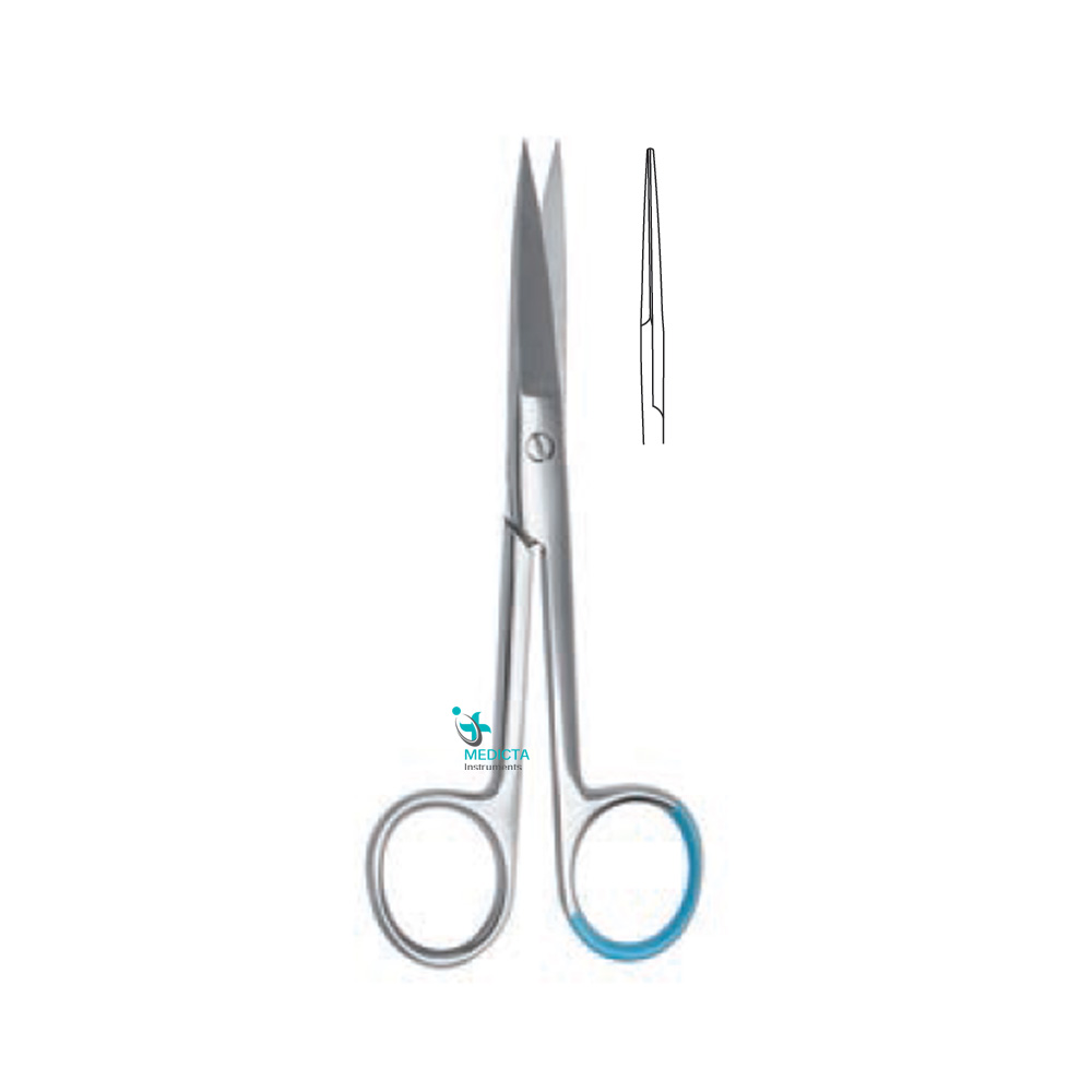 Single Use Surgical Scissor Sharp Sharp Straight 14cm