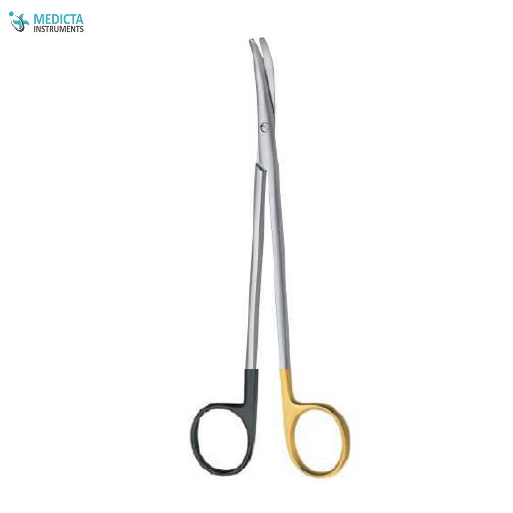 Set Of 2 Medical Grade Surgical Scissors – Straight & Curved Dissecting Scissors