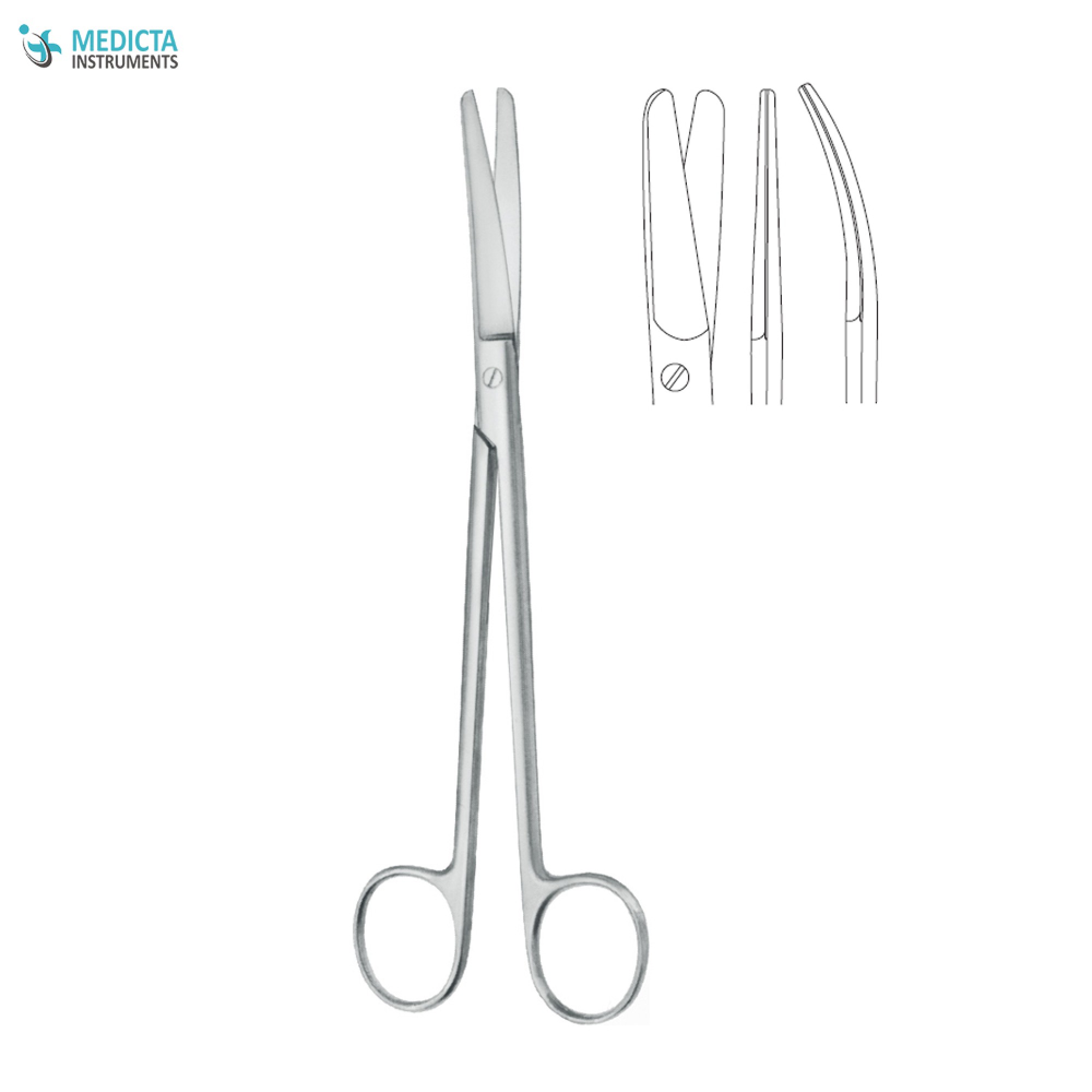 Dubois Uterine Scissor 27cm - Medicta Instruments