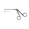 Micro Ear Forceps Upwards, Serrated Black Coated