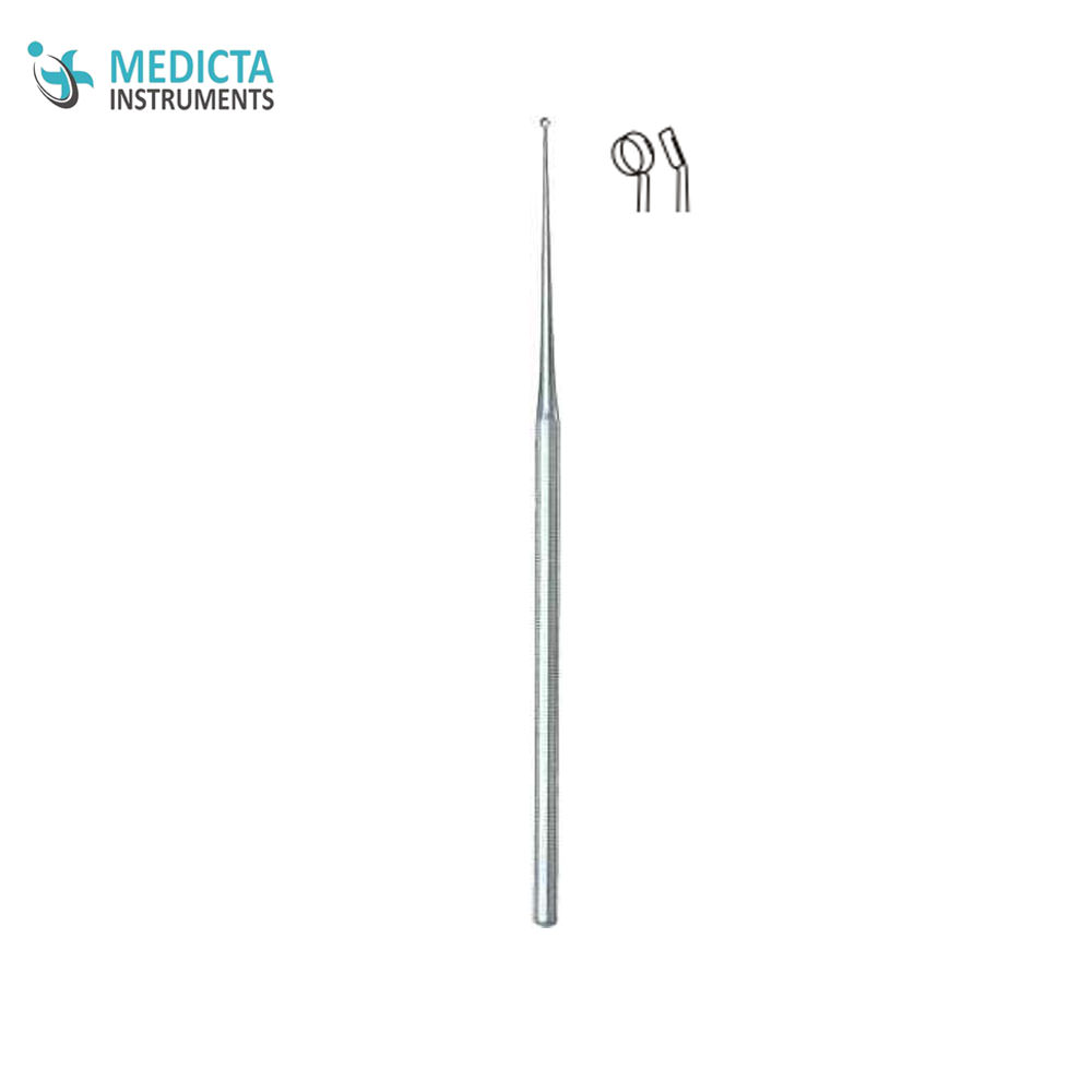 BUCK blunt Ear Curettes 17cm/6¾ " 15cm/6" 3.7mm Fig 2