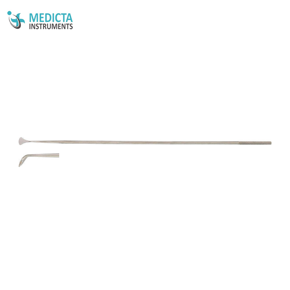 Instruments For Endolaryngeal Microsurgery, needle, curved to right 23 cm/ 9”