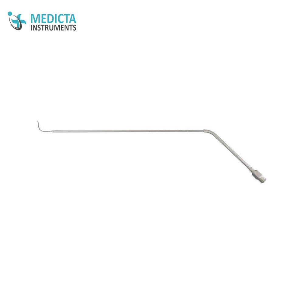 Instruments For Endolaryngeal Microsurgery, Injection needle, bayonet-shaped with LUER-LOCK 23 cm/ 9”