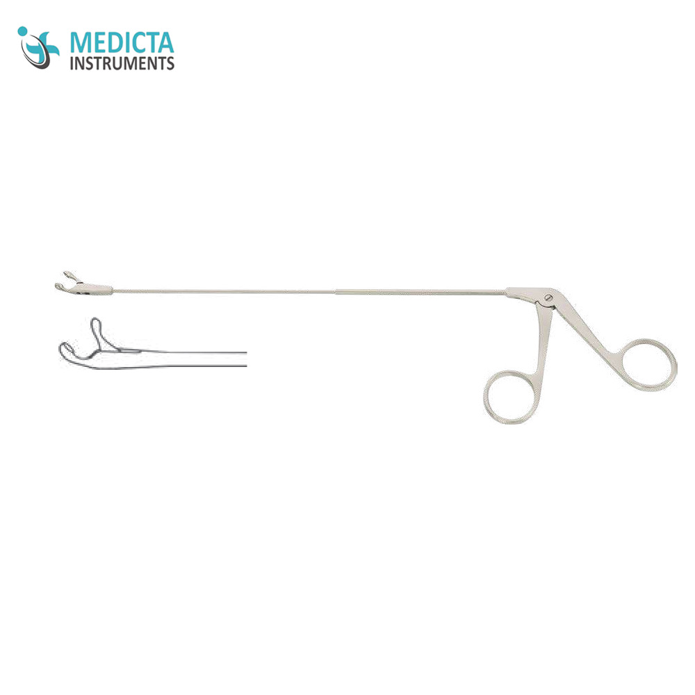 Grasping Cup Shaped Forceps upward Instruments For Endolaryngeal Microsurgery 4mm