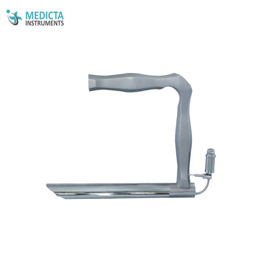 JACKSON Operating Laryngoscopes, Complete With Light Guide,use for adults, large, 18 cm/7”