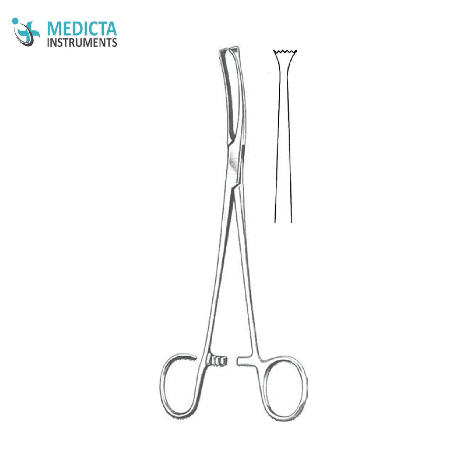 COLVER Tonsil Forceps 19 cm/7½” - Medicta Instruments