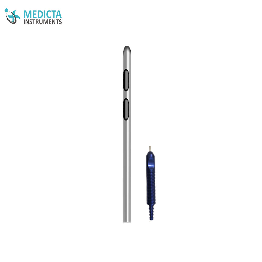 Power Handle Bi-Port Cannula Ø 2 mm X 15 cm