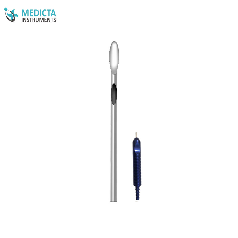 Tappered Tip Single Central Hole Power Cannula Ø 2 mm X 15 cm