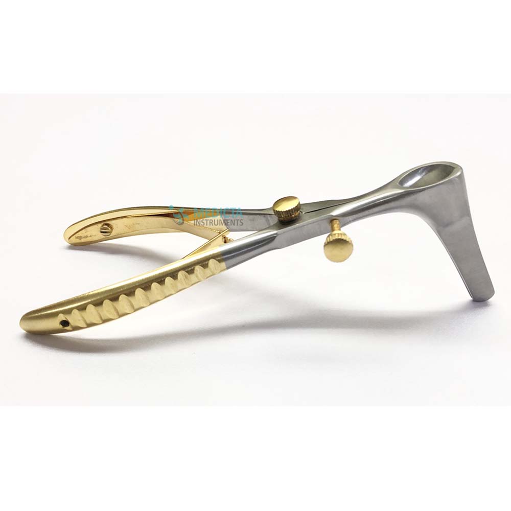 Cottle Nasal Speculum 50mm Gold Plated - Fine Tip