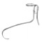 Freeman Flap Mammoplasty Retractor 12mm, Fiber Optic 8"