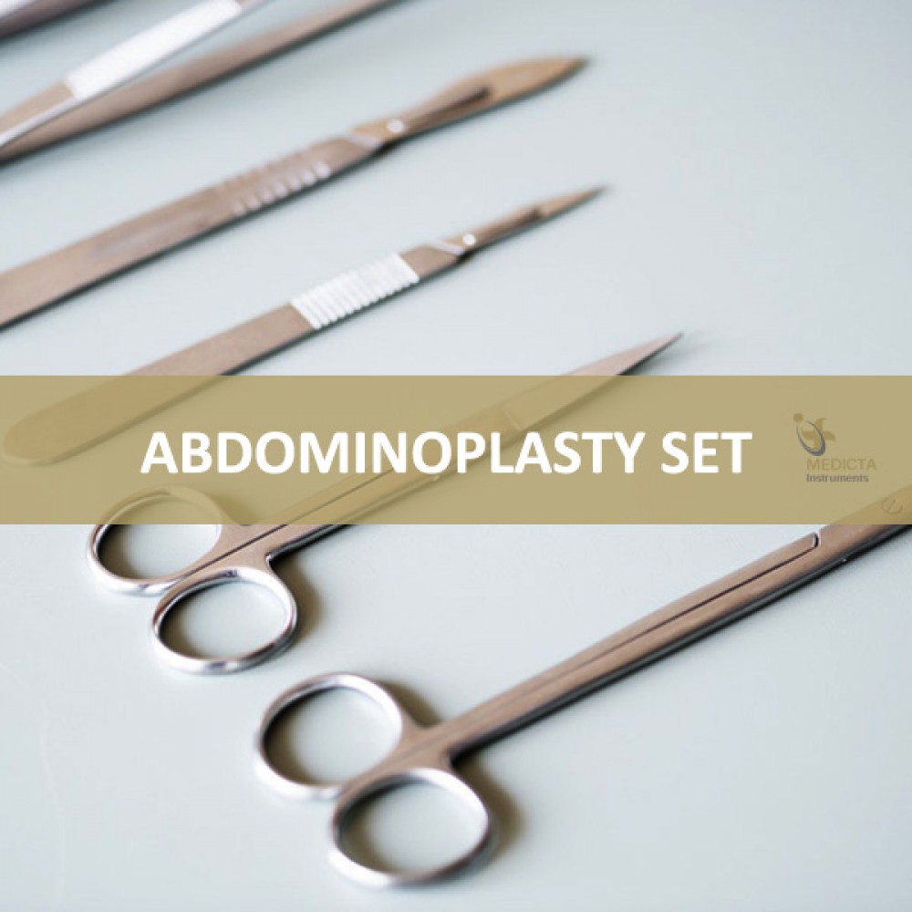Abdominoplasty Set / Abdominal Surgery Instruments Set